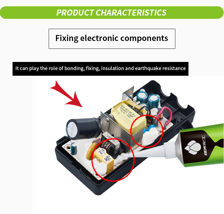 Highly RTV-1 Silicone Adhesive